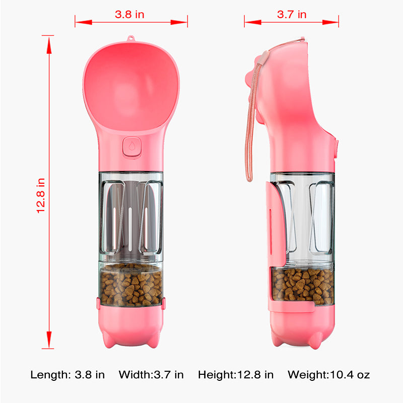 Pet Multi-Functional Water Bottle