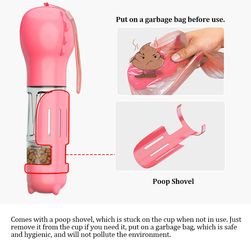 Pet Multi-Functional Water Bottle