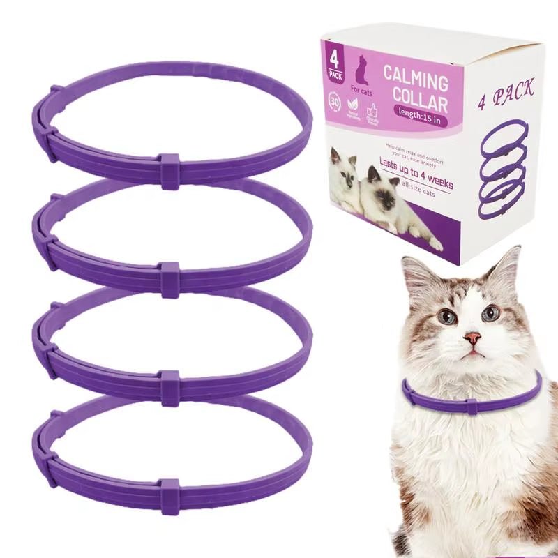 Adjustable Calming Collar for Cats & Dogs – Natural Pheromone Anti - Anxiety Collar | Long - Lasting, Waterproof & Safe (38/70cm) - Petopia