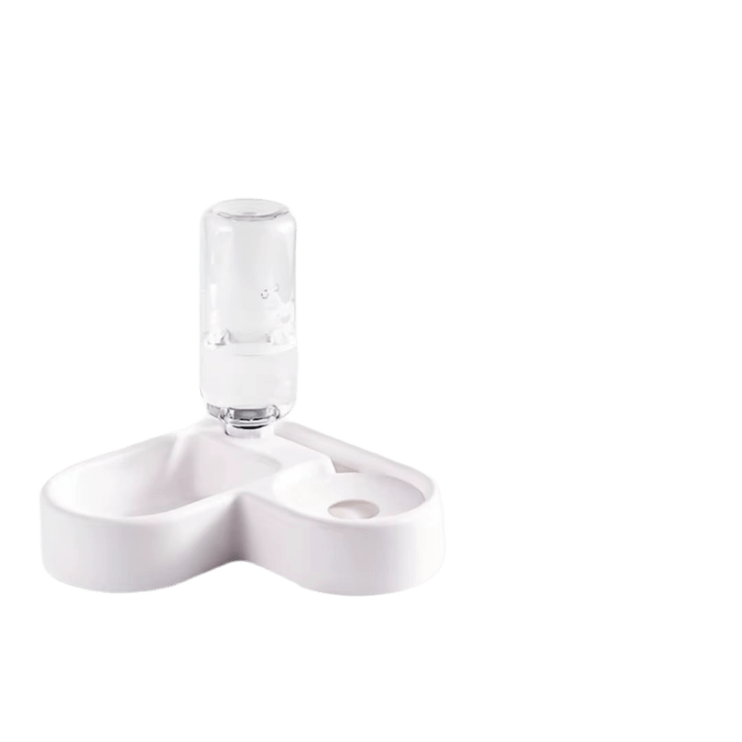 AquaFeeder Duo: Lightweight Automatic Pet Bowls for Food and Water - Petopia