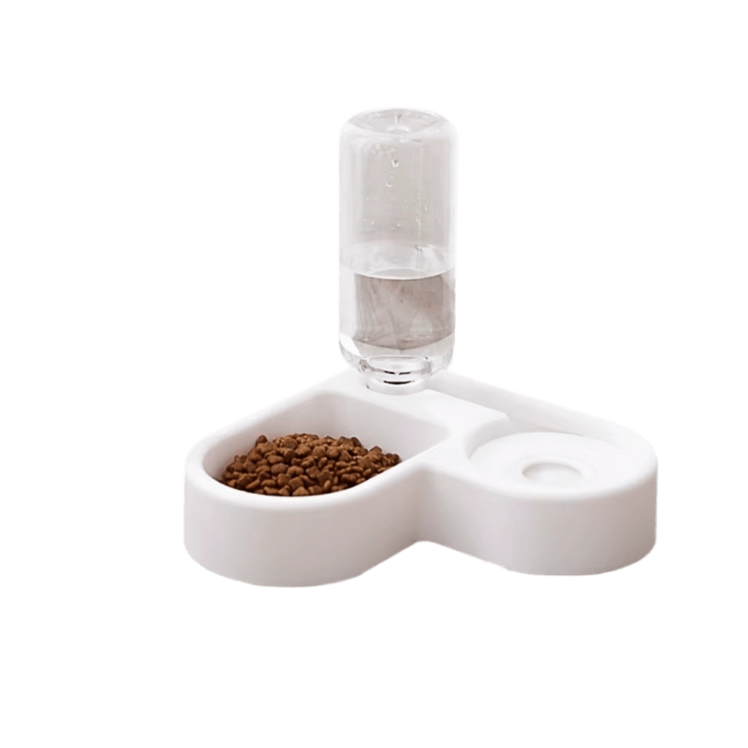 AquaFeeder Duo: Lightweight Automatic Pet Bowls for Food and Water - Petopia