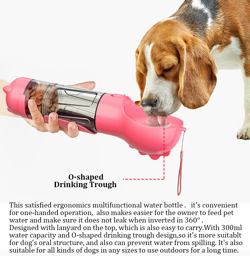 Pet Multi-Functional Water Bottle