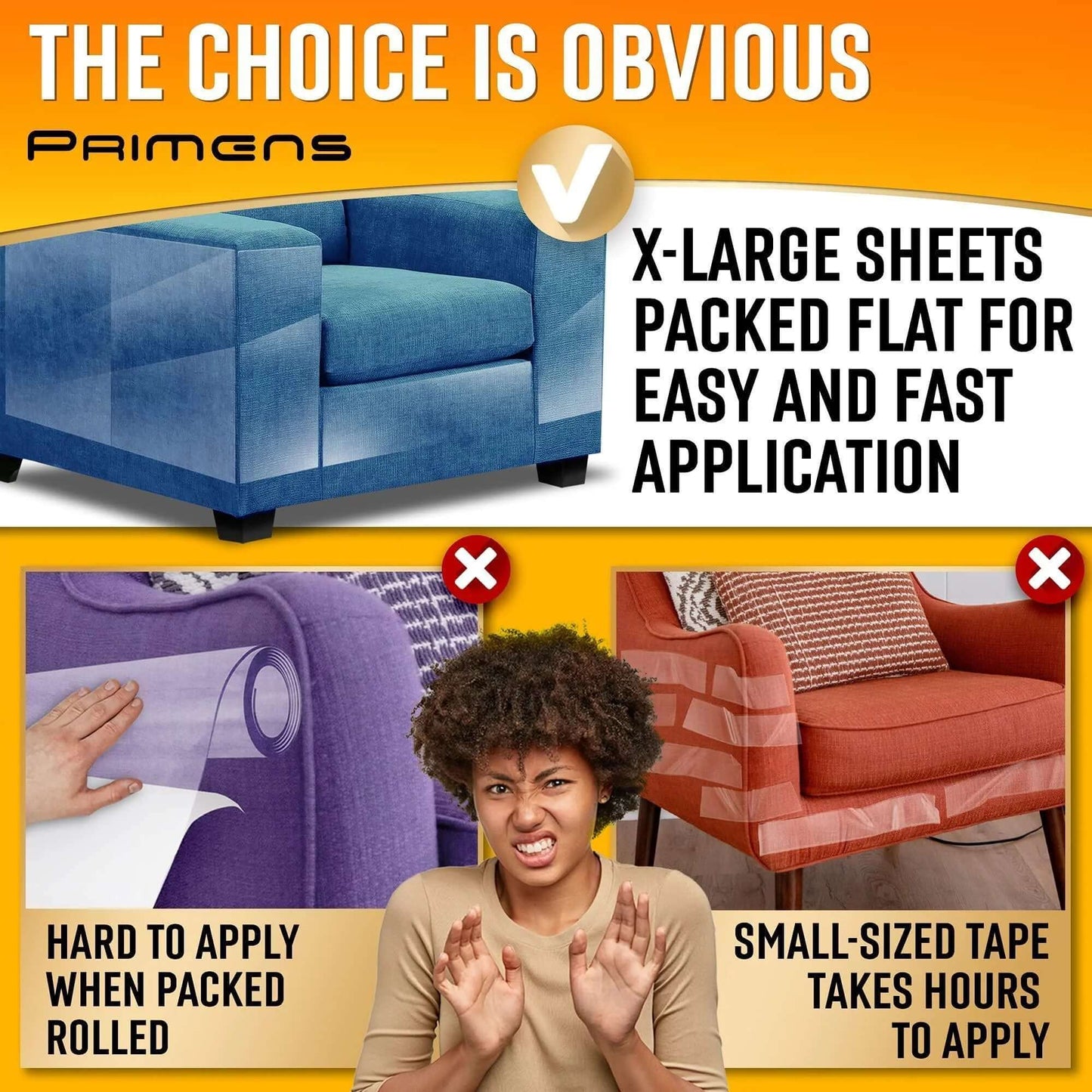 Heavy Duty Cat Scratch Deterrent Furniture Protectors for Sofa Clear 20 Sheets - Petopia