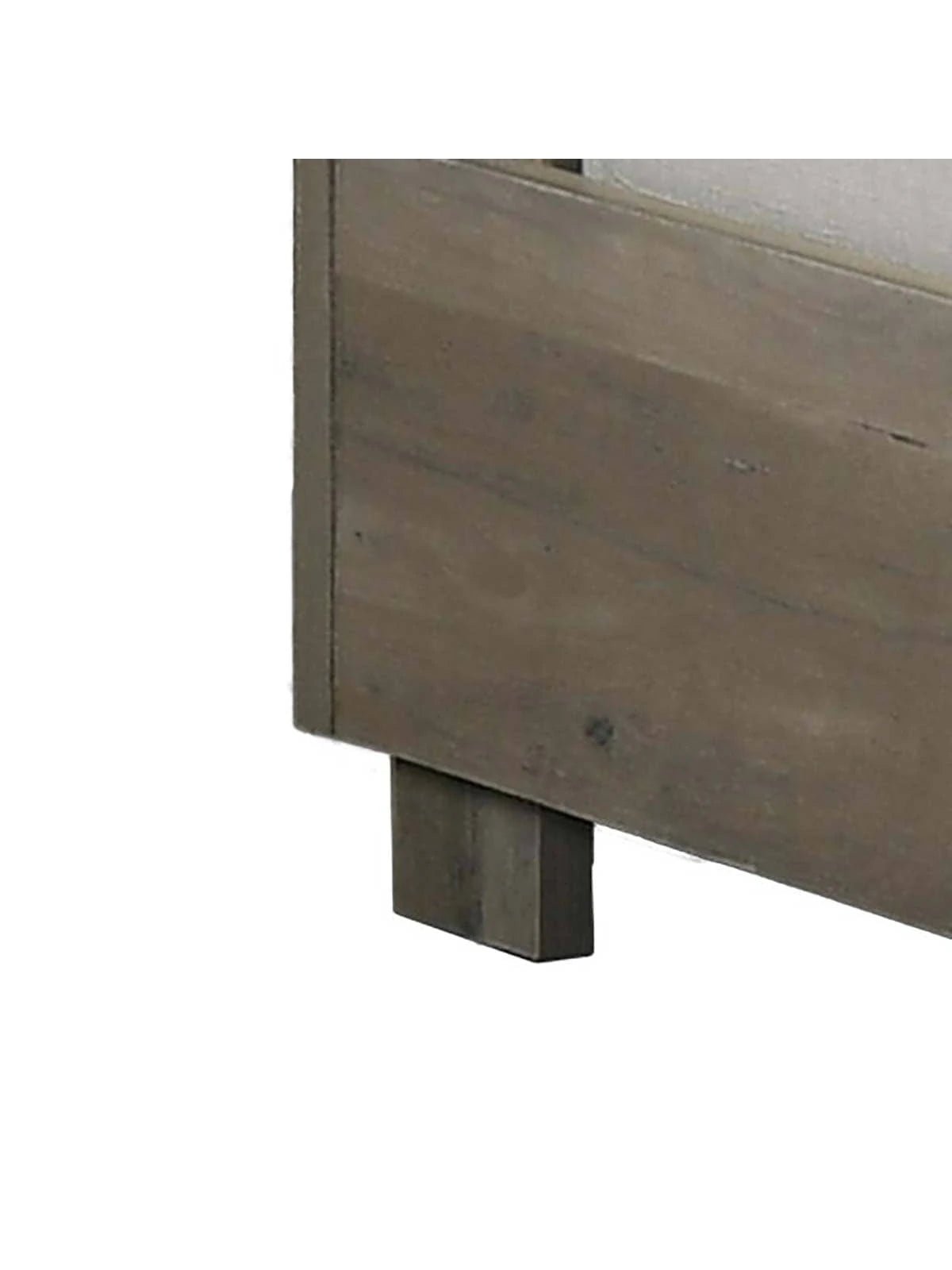 Rustic Grey 36" Wide Modern Comfy Pet Bed with Cushion - Petopia