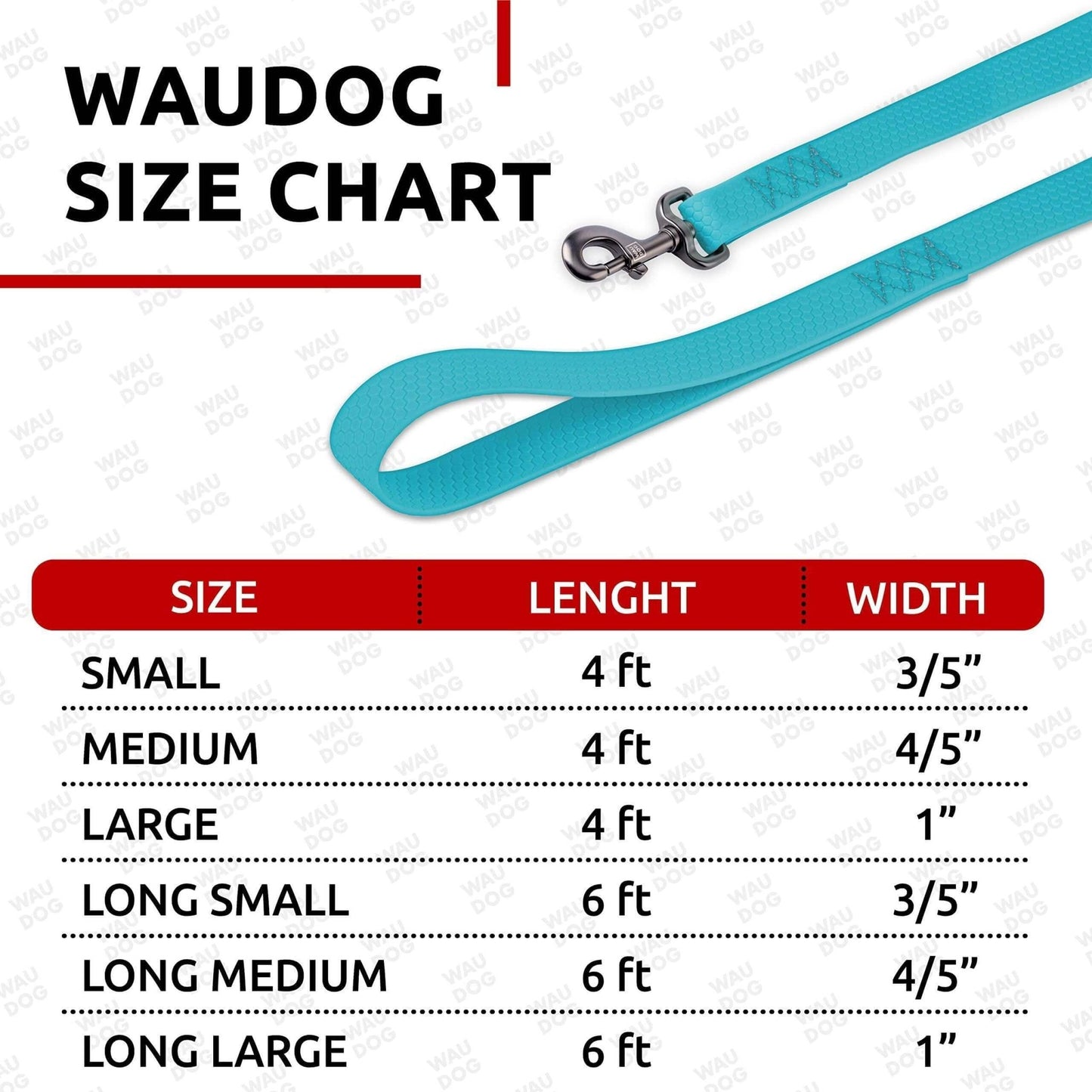 Waterproof Dog Leash 6 Ft anti Slip Dog Leash for Medium Small Dogs Glow Dark - Petopia