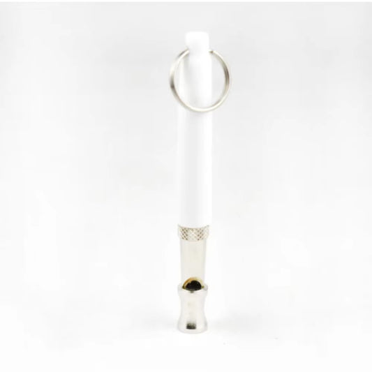 1Pcs Puppy Pet Dog Cat Whistle Two Tone Ultrasonic Flute Stop Barking Ultrasonic Sound Repeller Pets Training Supplies Keychain