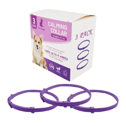 Adjustable Calming Collar for Cats & Dogs – Natural Pheromone Anti - Anxiety Collar | Long - Lasting, Waterproof & Safe (38/70cm) - Petopia