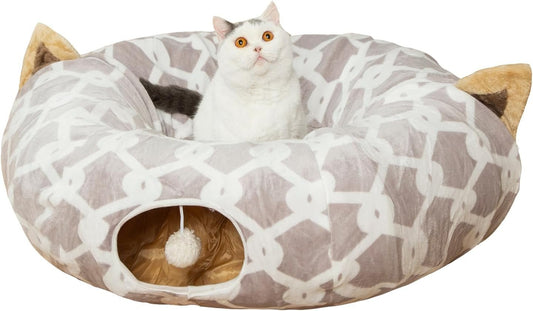 CozyCat Haven Tunnel Bed - Petopia