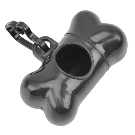 Bone Shape Waste Bag Holder with Plastic Clamp Waste Bag Box Bone Shape Waste Bag Dispenser Convenient Bags Holder Pet Supplies