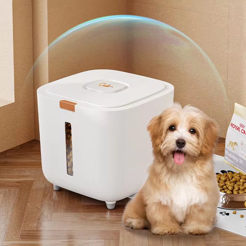 Large Airtight Pet Food Storage Barrel - Spill - Proof & Odor Locking Design by Petopia - Petopia